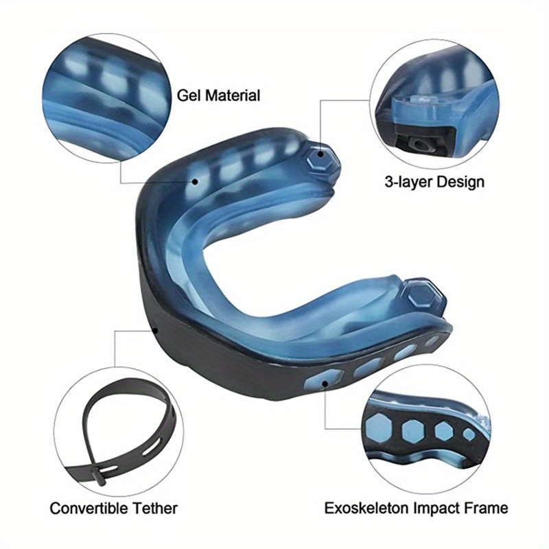 Protège dents Avec Sangle 2 Pièces Protège dents De Sport - Temu Belgium