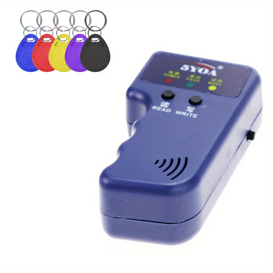 Portable 125khz Rfid Duplicateur Copieur Graveur Programmeur Lecteur Em4100  Rfid Copieur Réinscriptible Id 5200 Porte-clés Tags Lecteur De Carte -  Commerce Et Industrie - Temu Belgium