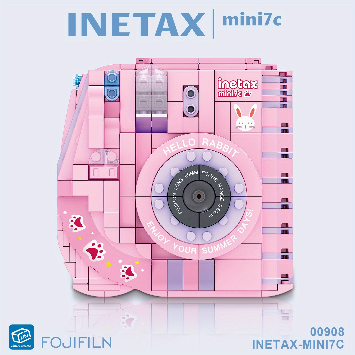 Retro Camera Building Block MOC creativo Polaroid Pink Film fotocamera  digitale modello mattoni fai da te giocattoli per regali per bambini -  AliExpress