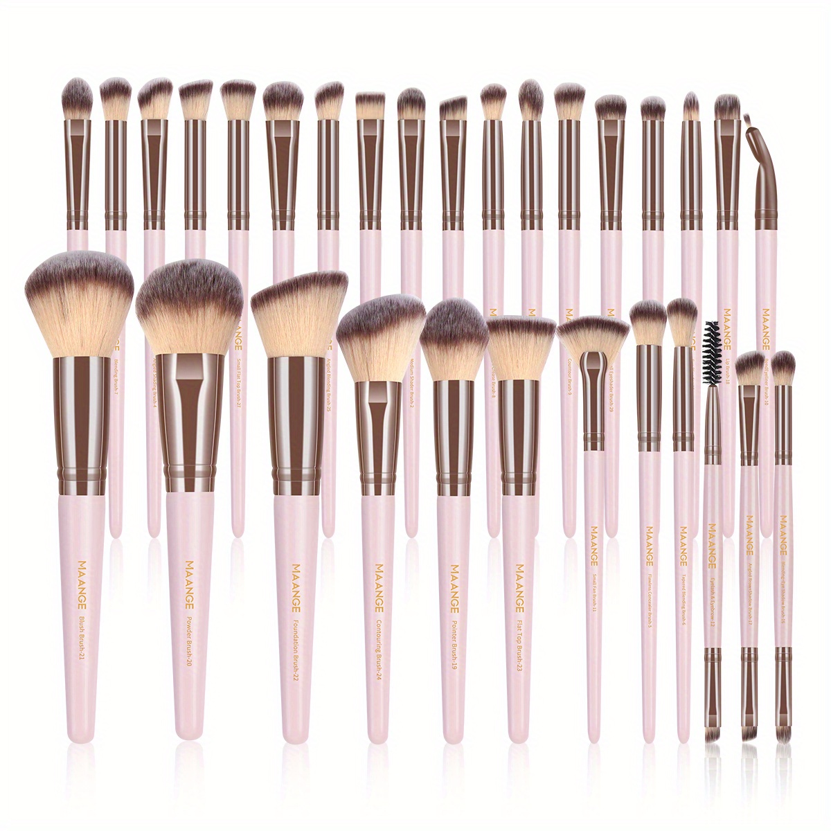 Set di pennelli per make-up Colore oro - SINSAY - 6849X-GLD