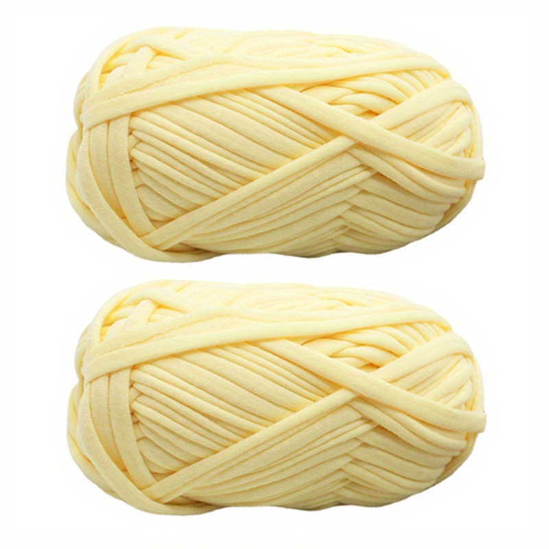 400g/Lot 100% Polyester yarn weave crochet yarn for woven mats DIY storage  basket cloth/ blankets