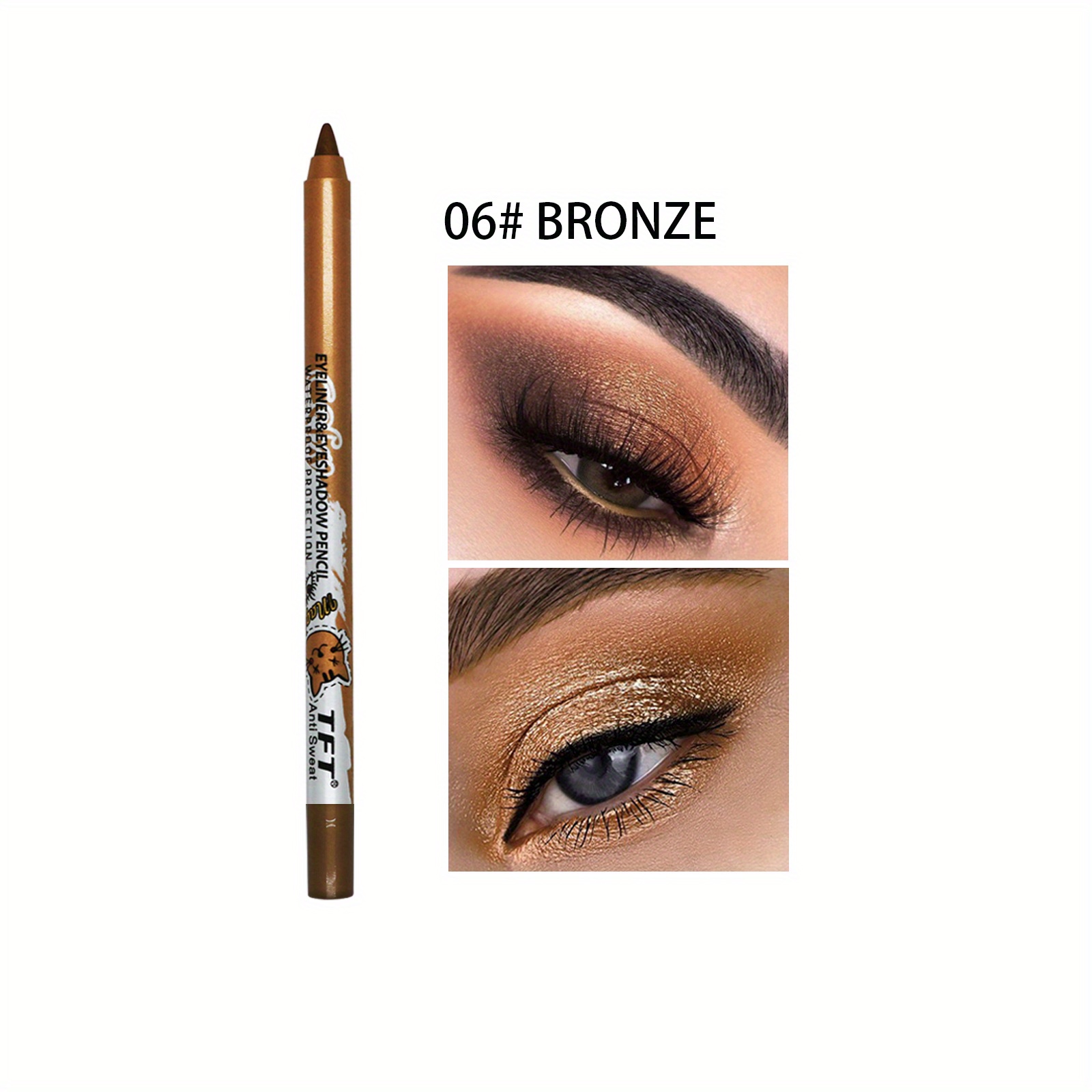 12 Colors Eyeliner Eyeshadow Pen Matte Finish Waterproof