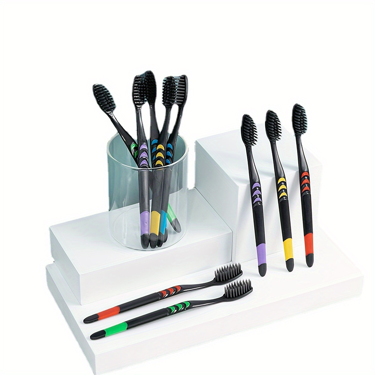10pcs ultra soft bristle toothbrushes for deep cleaning oral care gentle advanced hygiene solution for adults at home details 5