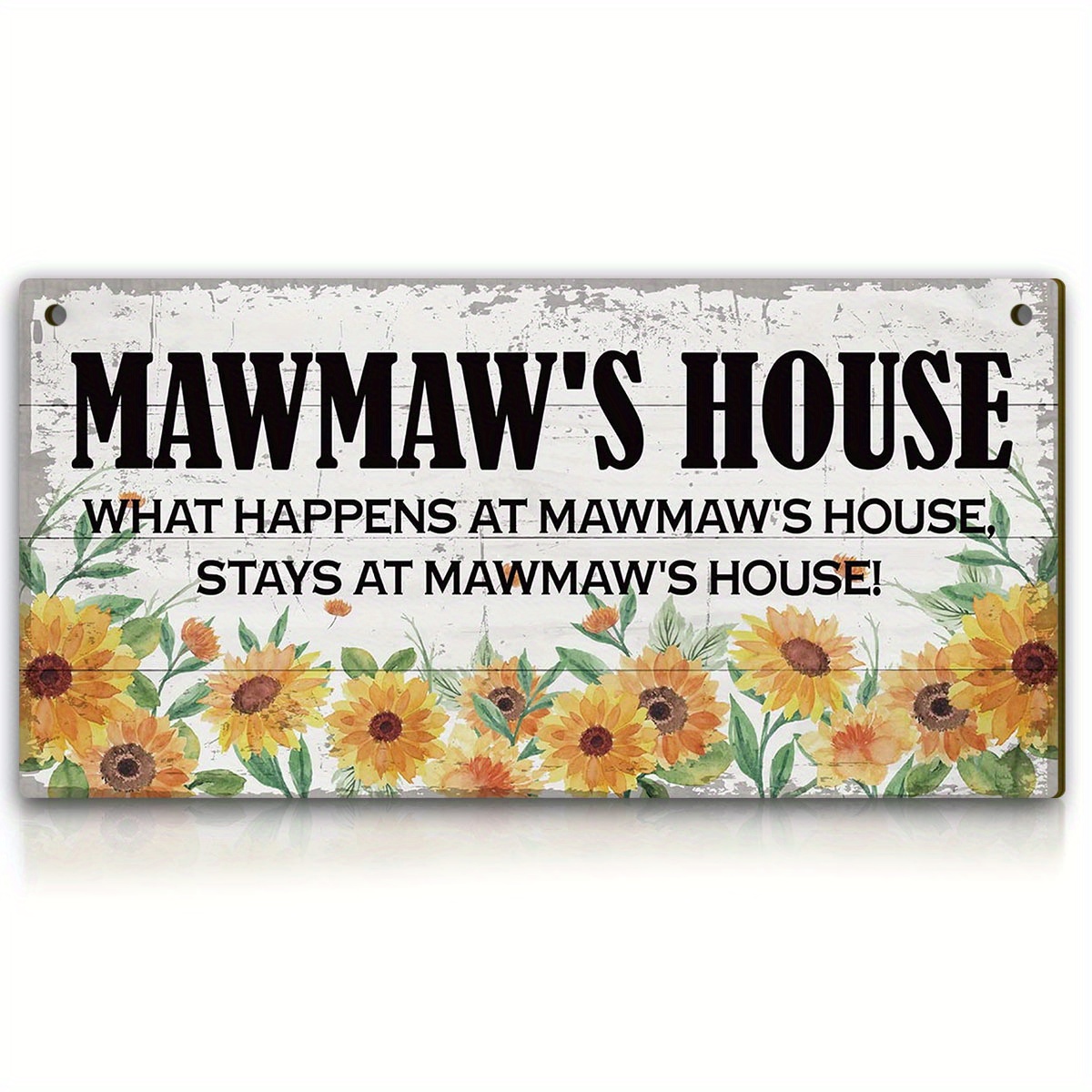 

Vintage Mawmaw's House House What Happens At 's House, Stays At 's House Wood Decor Sign, Hanging Printed Wooden Plaque Decor, Rustic Home Decor Sign, Decor, Gift For Grandma