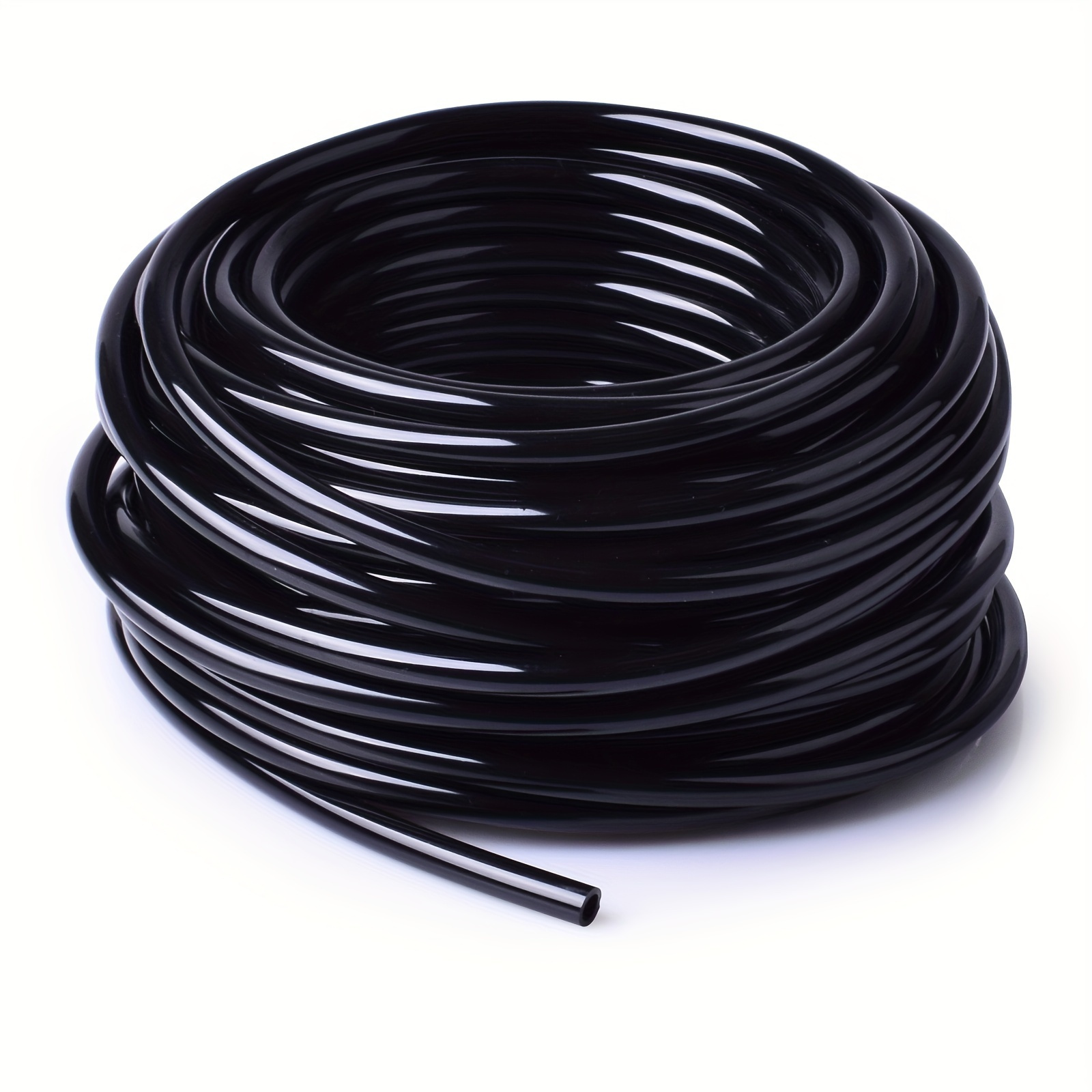 

50ft Drip Irrigation Hose, 1/4 Inch Pvc Blank Distribution Tubing For Garden Watering System