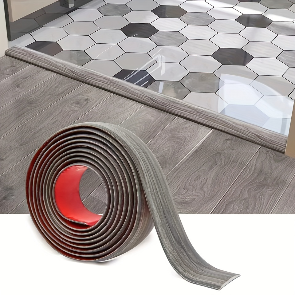 

Elegant Wood Grain Self-adhesive Floor Trim Strip, 4cm X 3.3ft - Ideal For Laminate & Vinyl Floors Laminate Flooring