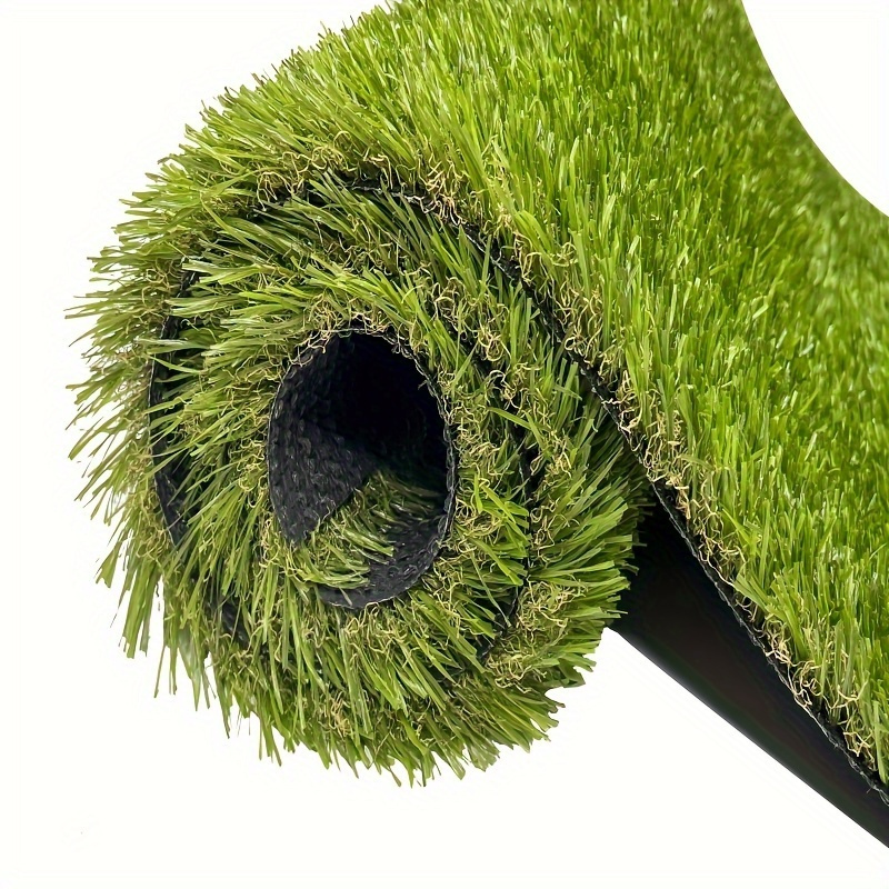 

1pc Artificial Grass Turf Roll, Realistic Synthetic Lawn Carpet For Indoor & Outdoor Landscaping, Custom Size, Plastic Grass Mat For Garden, Patio, Backyard, Courtyard, Pet Dogs