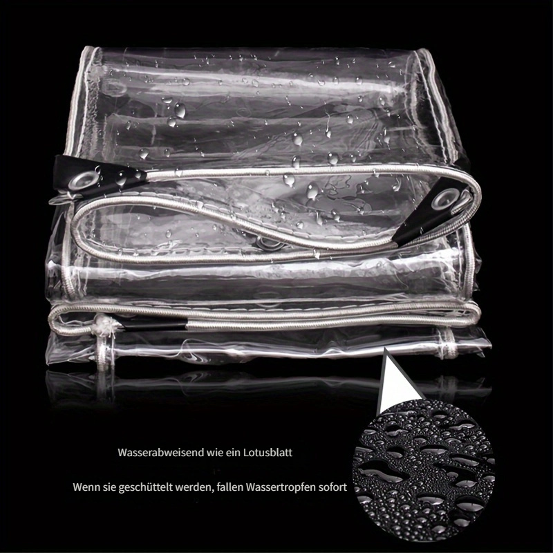 Transparenter Regenschutz Für Wäscheständer - Wasserdichte PVC Abdeckung 70-260cm