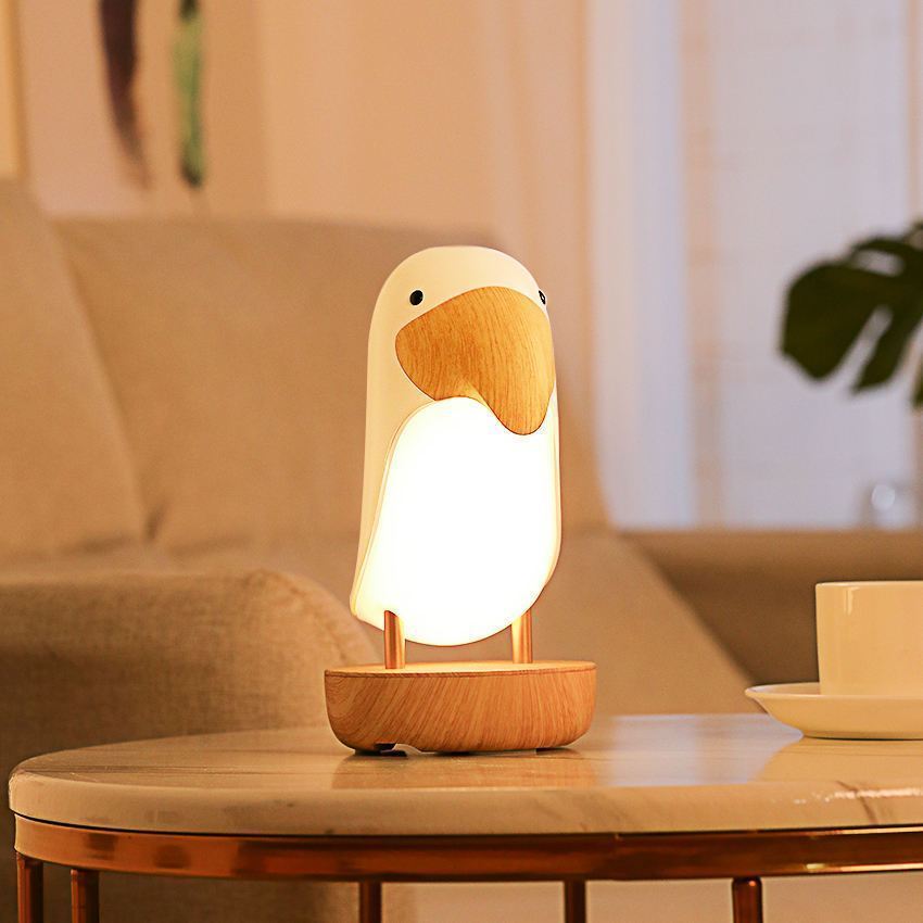 

Usb Rechargeable Woodpecker Night Lamp Desktop Decoration Light, Birthday And Christmas Gift Home Decor Room Decor Outdoor Decor