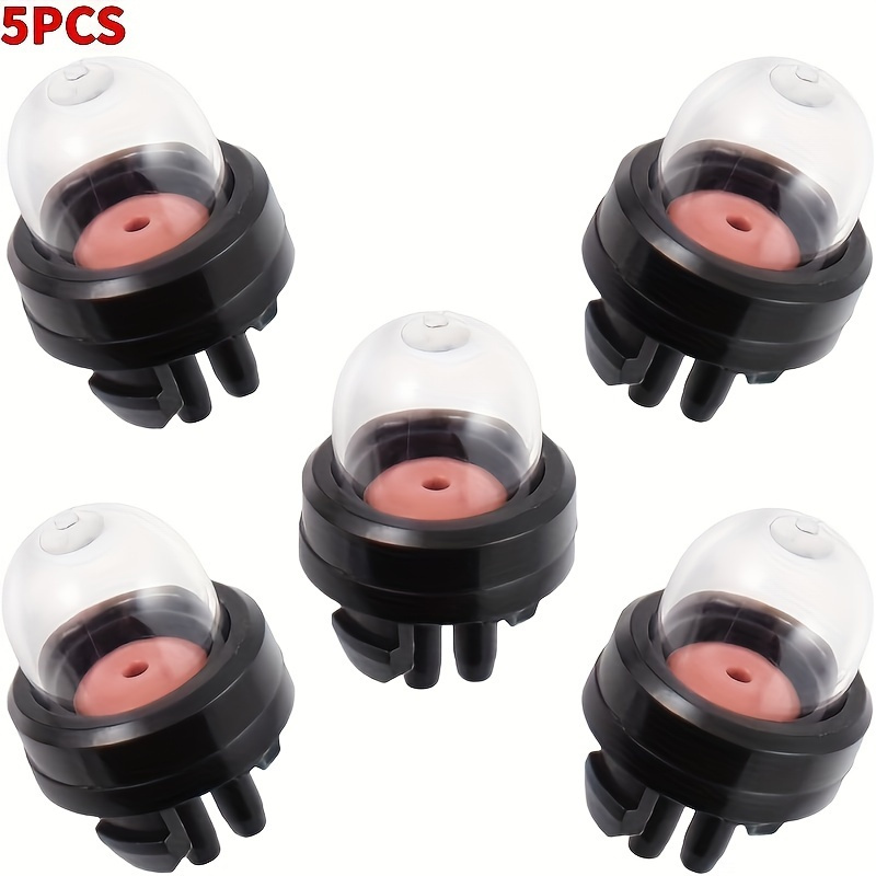 

5-pack Silicone Primer Bulb For Chainsaw & Trimmer - Garden Machinery Carburetor Oil Bubble Accessories, No Assembly Required, Non-electric