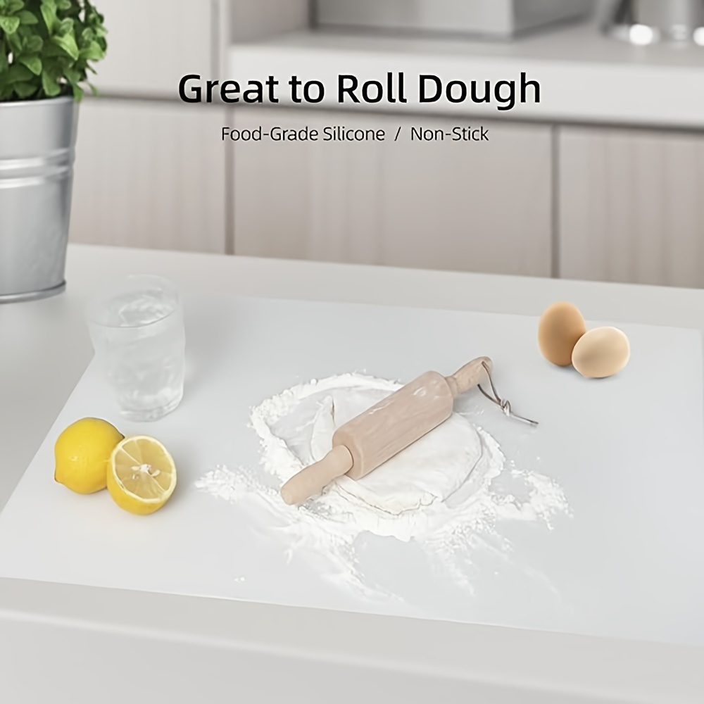 large silicone mat kitchen table protector 91cm 36inch x 59cm 23 4inch heat resistant non slip waterproof   baking and cooking details 2