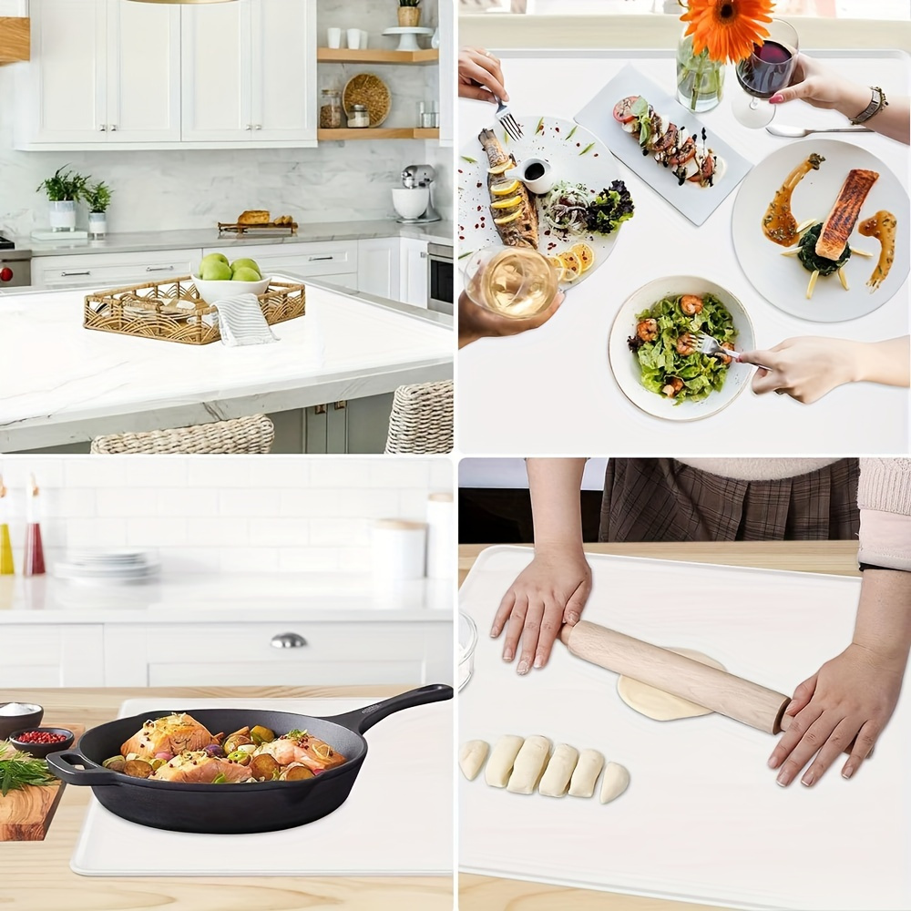 large silicone mat kitchen table protector 91cm 36inch x 59cm 23 4inch heat resistant non slip waterproof   baking and cooking details 5