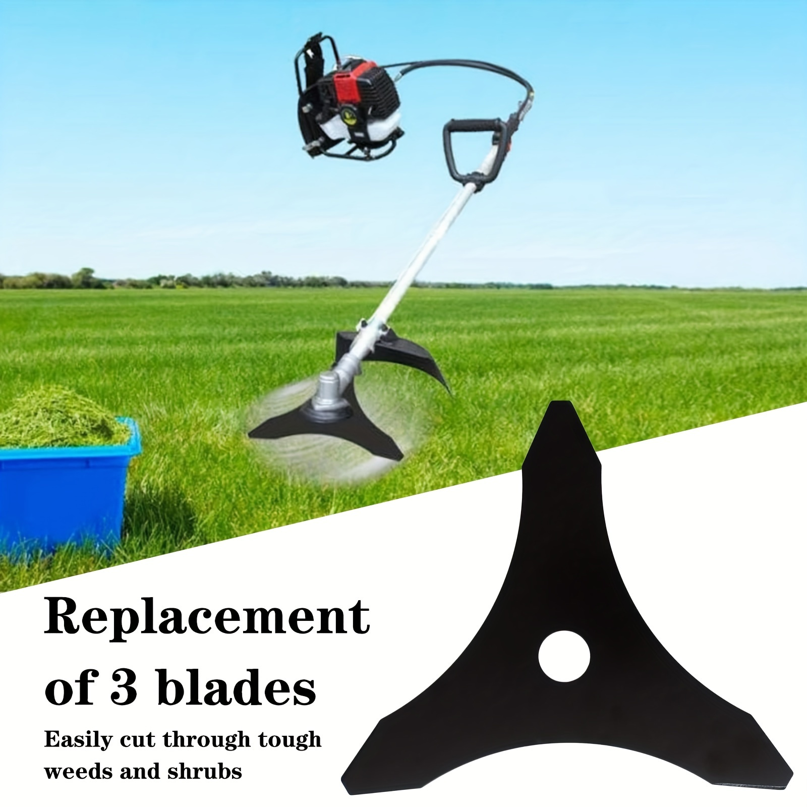 

Brushcutter Blade Garden Accessories Lawnmower Blade Triangular Saw Blade Three-tooth Blade