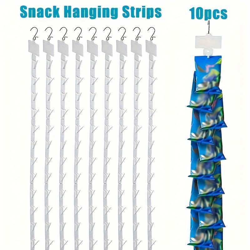 

10pcs Plastic Hanging Strips, Hanging Display , Household , For , And Use