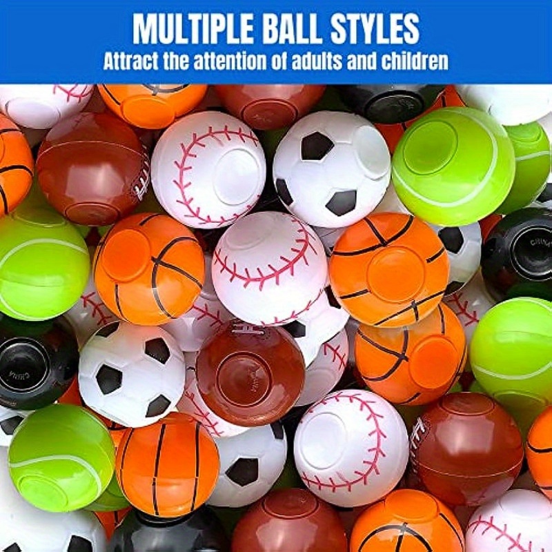 10-pack Mini Fidget Spinner Sports Balls - Perfect For Party Favors ...