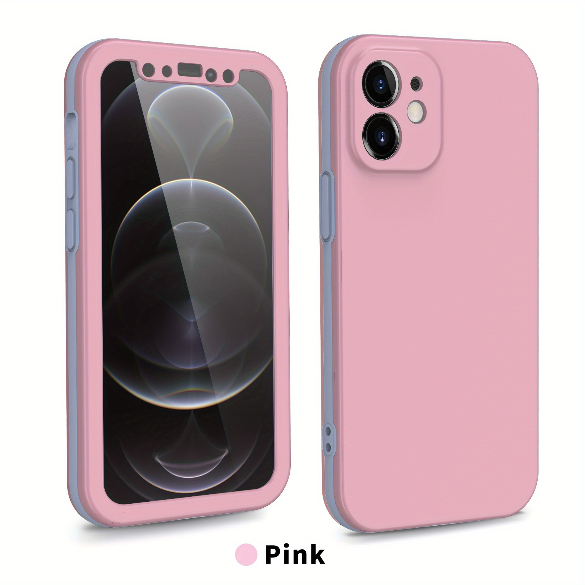 

Phone Case With 360 Pc Degree Full Protection Phone Cover For Iphone 11 12 13 14 15 Pro Max Xr X Xs 7 8 Plus Se Mini