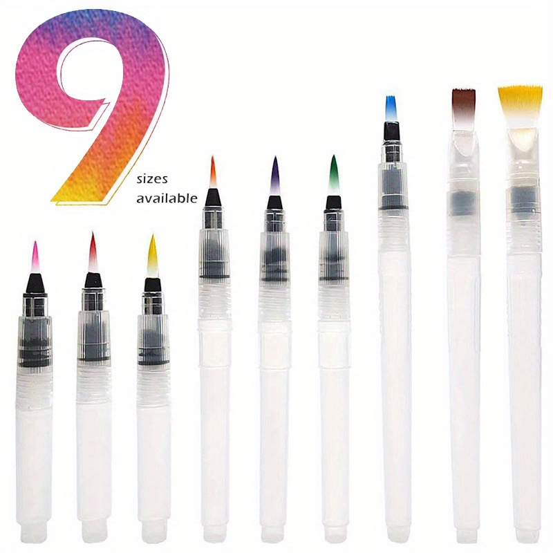 

Watercolor Brushes With Solid Watercolor Paint - Suitable 14 And Up