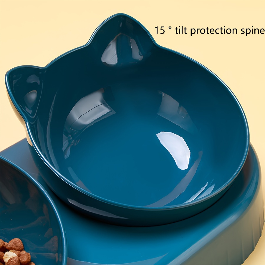 

1set Cat , Ear , For , Non-electric Plastic Pet Feeding Set , Battery