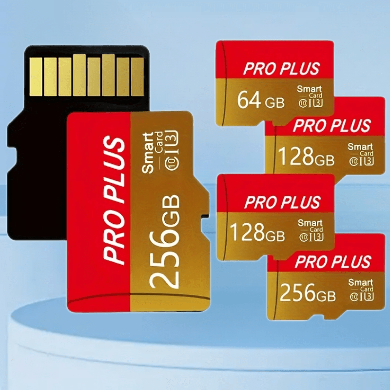 

Pro Plus High-speed Micro Tf Sd Card A1 Class 10 U3, 256gb/128gb/64gb - Perfect For 4k Uhd, & Surveillance | Durable Pc Material | Compatible With Cars, Computers, Phones, Earbuds & Speakers
