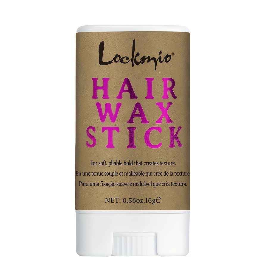 

1pc Hair Wax Stick For Smooth Flyaways And Broken Hair, Control Frizzy Hair Finishing Cream Rod, Strong Hold Hair Styling Solid Wax, Travel Size, Portable Hair Slick Sleek Wax