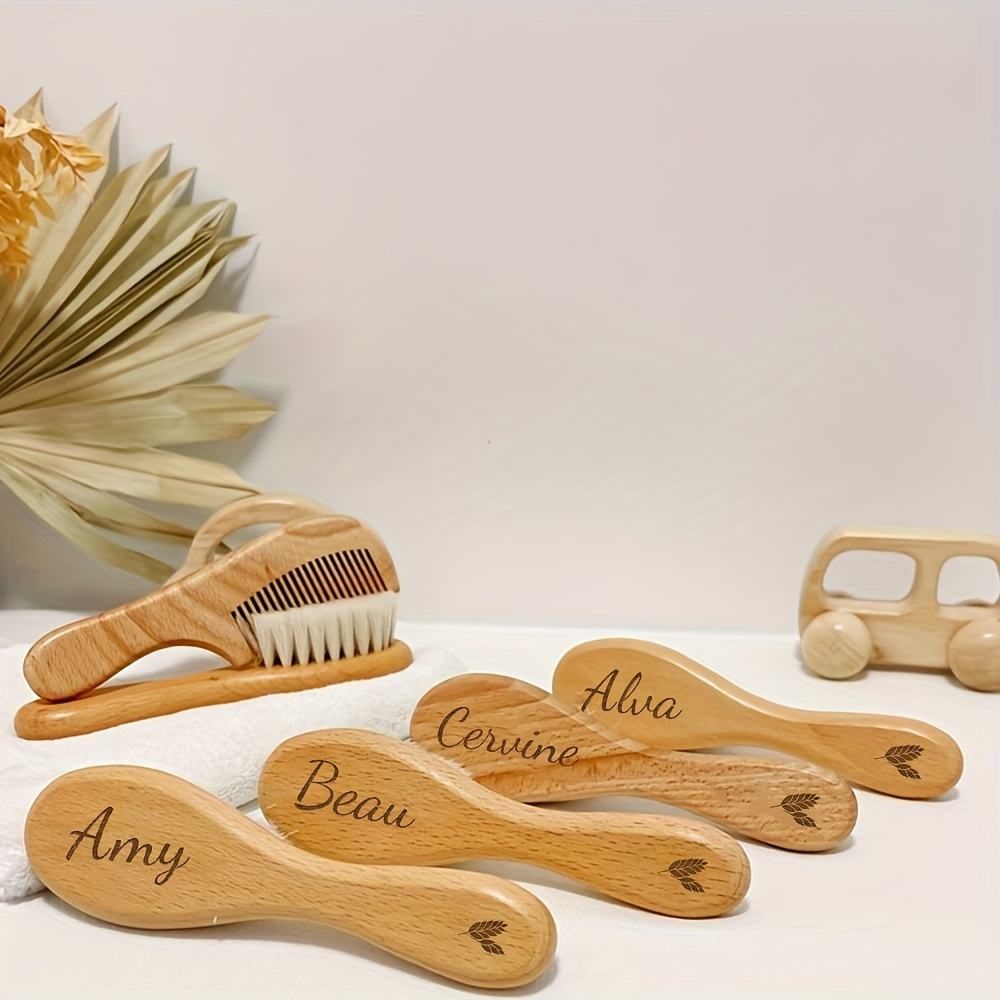 

1pc Customised Hair Comb Soft Shower Brush Hairdressing Brush Personalized Name Hair Brush Souvenir Gifts