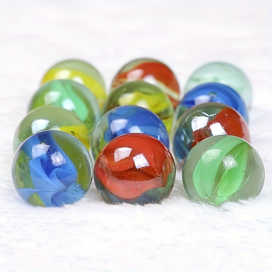 

Glass Marbles Set Of 25/50, Multi-colored Decorative Glass Gems For Aquariums, Vase Filler, And Marble Games, Diy Home Decor