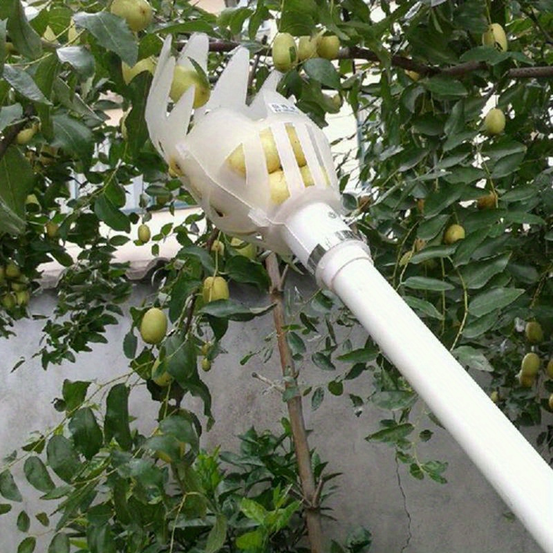 

Easy-harvest Fruit Picker Tool - Durable Plastic, Perfect For Apples & Peaches, Ideal For Gardeners And Farmers