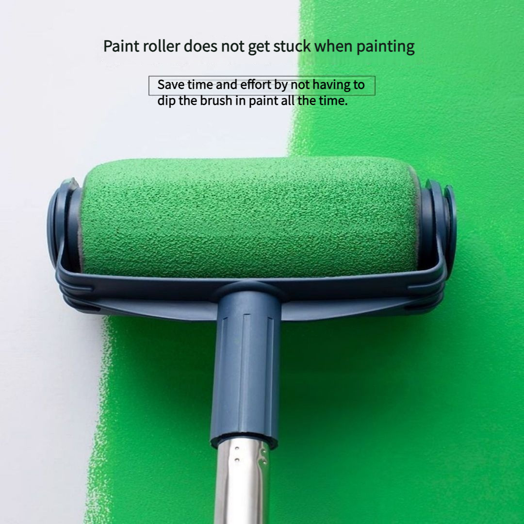 ultimate 1pc Self-Suction Large Paint Roller Brush - 6" Fabric, Ideal for Walls & Wallpaper Application 9 1pc Self-Suction Large Paint Roller Brush - 6