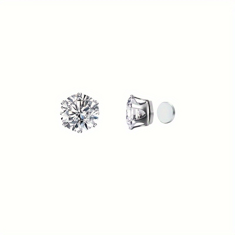 

10- Zirconia Ear Set, 4-8mm, & , Non-piercing , For