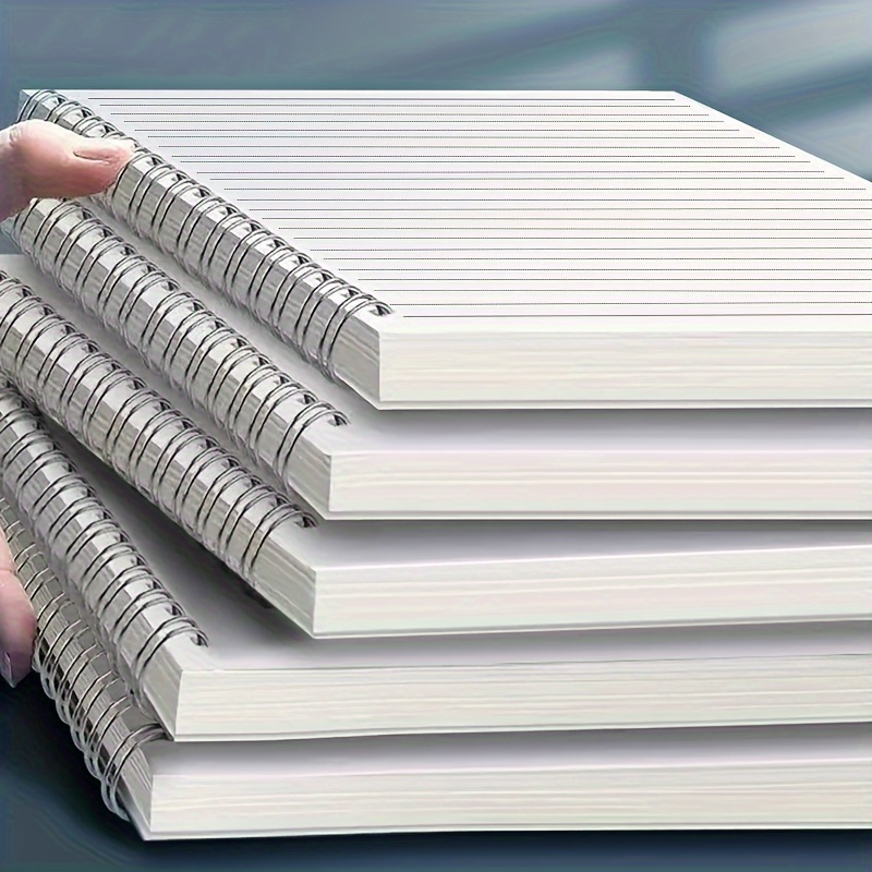 

A Thick B5 Notebook With Simple Design, A5 Horizontal Lined Blank Notebook, A4 Spiral Bound Notebook