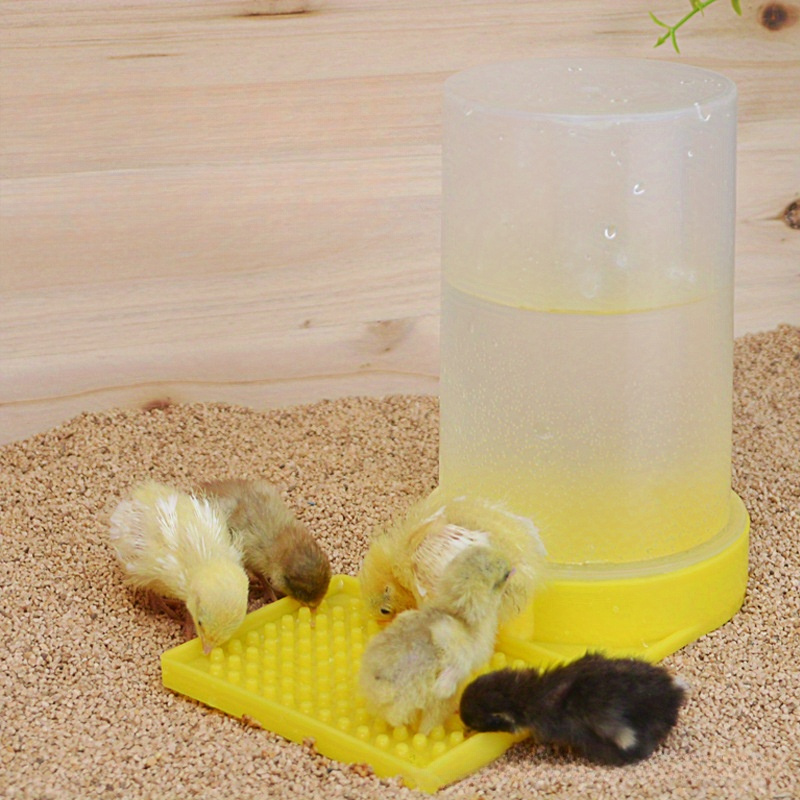 

1pc, The Luting Chicken Water Dispenser Prevents Drowning And Provides Water For Raising Chicks. It Is A Water Bottle For Feeding Water To Young Chickens