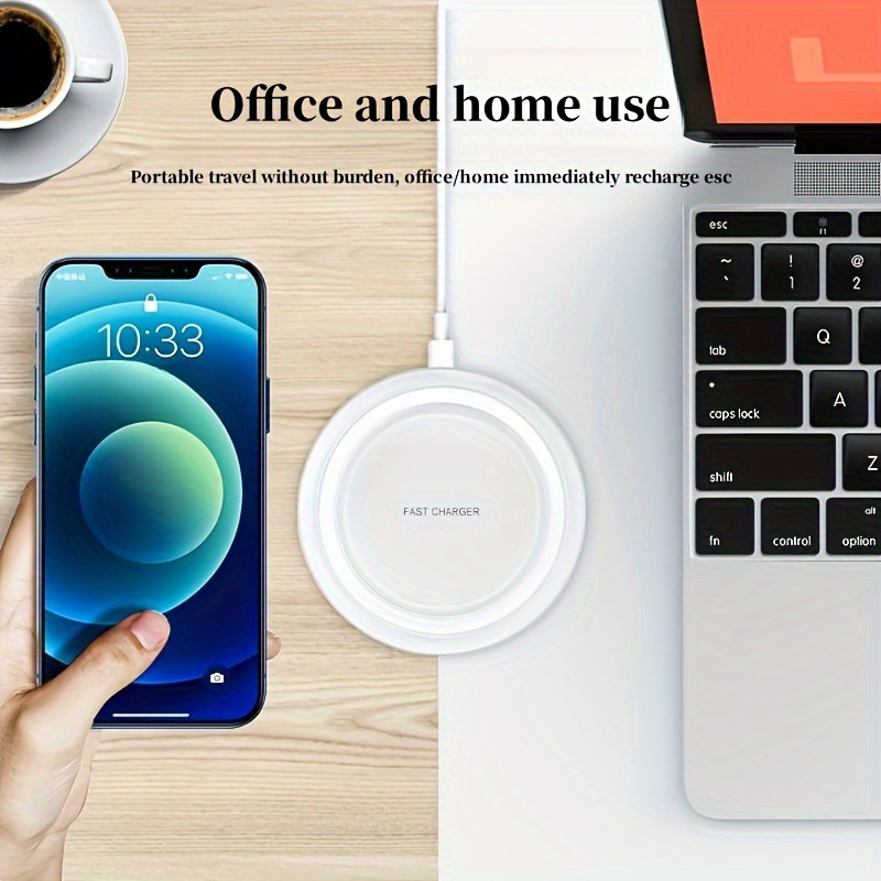 

15w Fast Wireless Phone Charger For /android And Other Wireless Feature Phones For Easy Carrying For Office And Home Gifts