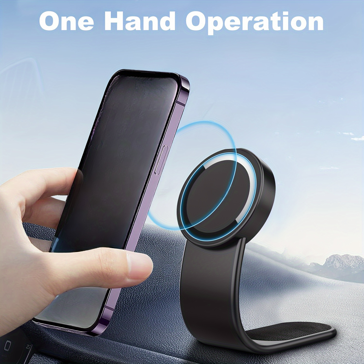 

Car Mobile Phone Holder, Magnetic Mobile Phone Holder, Hook-and- Phone Holder, Mobile Phone Navigation Holder, Flexible Plastic Bracket
