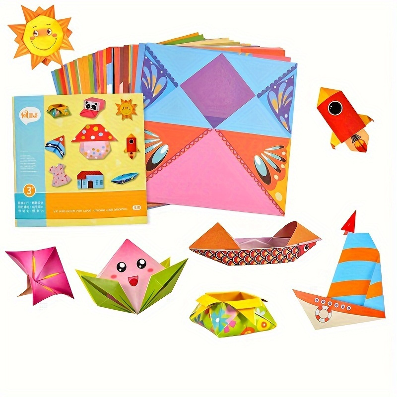 

Colorful Origami Toys, Creative Diy Paper Cutting Handicrafts