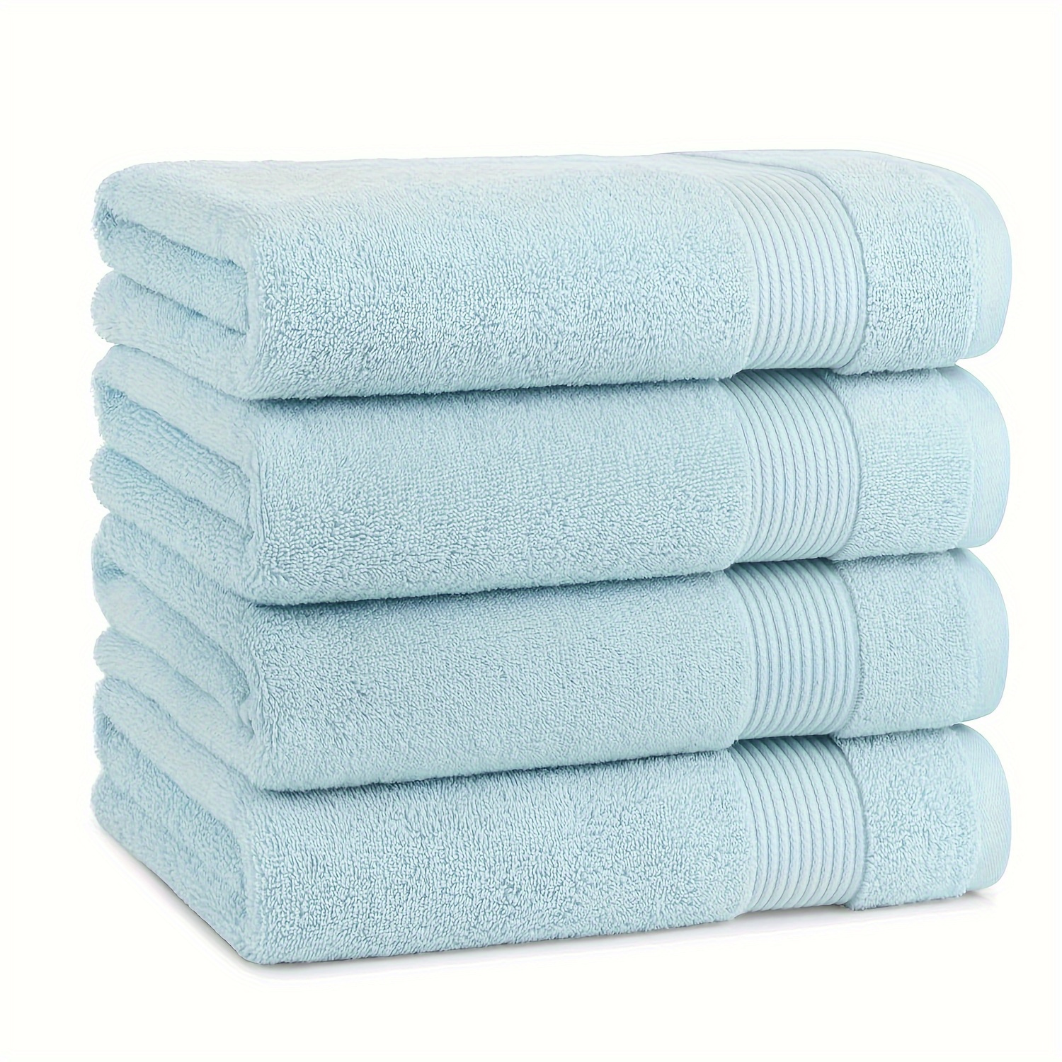 

4pcs Super Soft Washcloths Towels, Premium Quality Towels For Bathroom, Quick Dry And Absorbent Cotton Towel, Perfect For Daily Use, 13 X 13 Inch