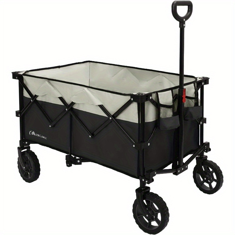 

Moon Lence Collapsible Folding Wagon Cart With Wheels