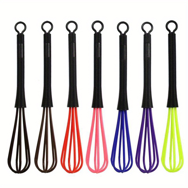 

6pcs Hairdressing Cream Whisk Hair Color Mixer Stirrer Plastic Hair Dyeing Brush Salon Barber Styling Tools Accessories