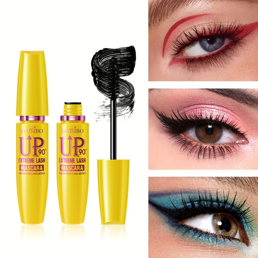 

8d Volume & Mascara - Waterproof, Long-lasting, Black Silk Fiber, Suitable For All Skins Contain Plant Squalene