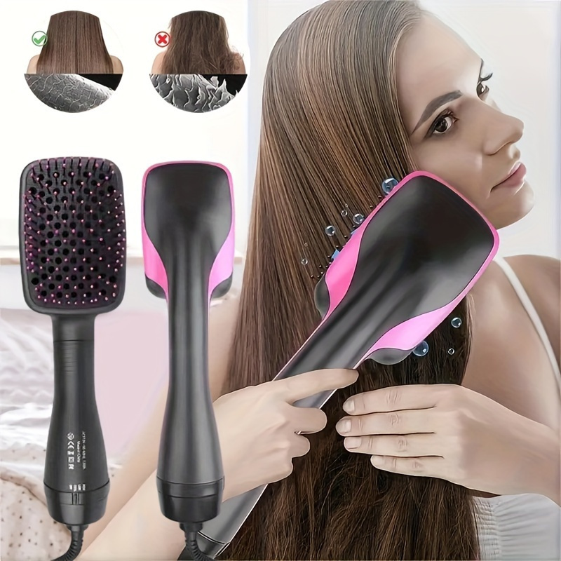 

Hair Straightening Brush Wet And Dry Use, Electric Powered, Scalp Massage Feature, Styling Comb For Home Use