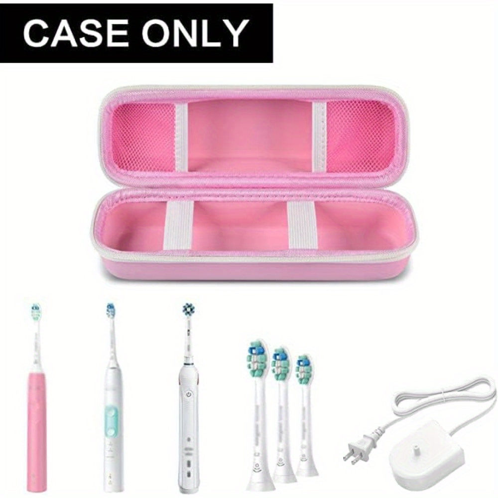 

Case Compatible With Philips For Sonicare For 4100 6100 5100 6500 7500 Rechargeable Electric Toothbrush.travel Bag Holder For Oral- 1000 5000 7500 7000 6000 9600 - Pink (box Only)