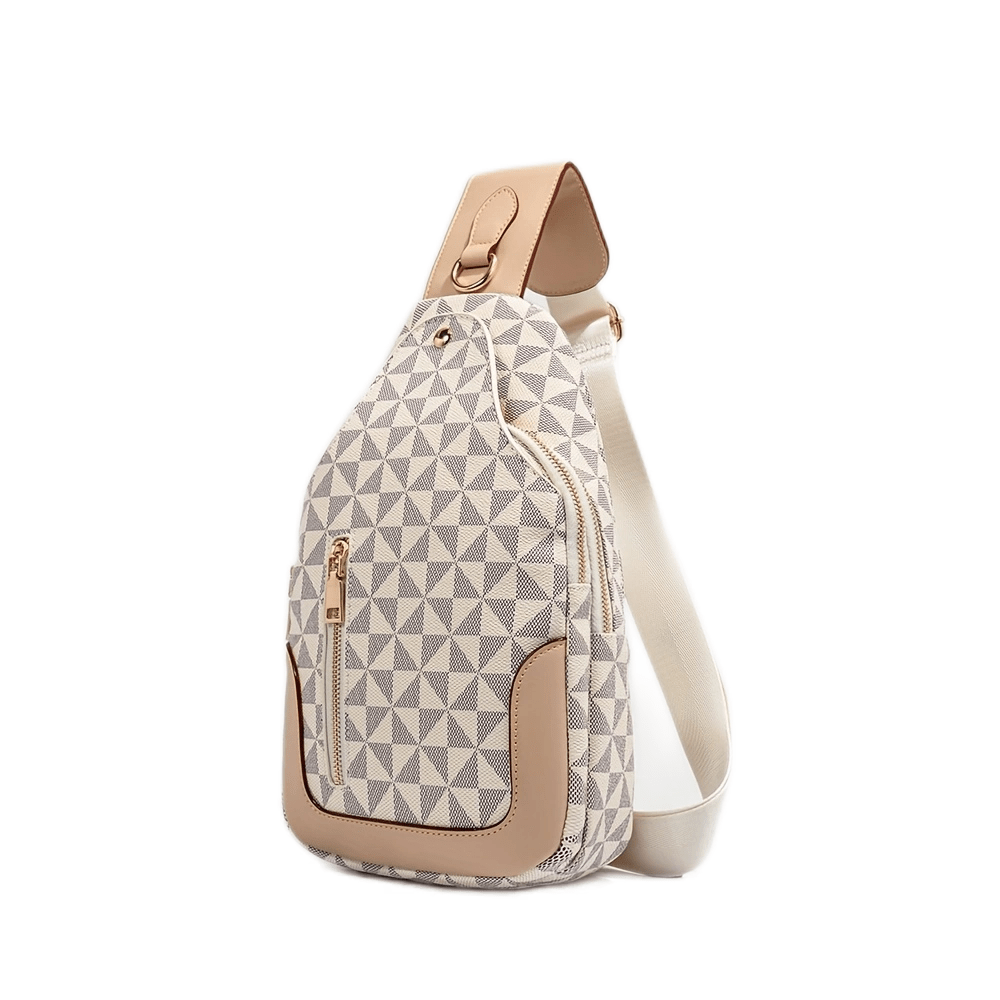 Image of Fashion Printed Chest Bag Women's New Multi-functional Single Shoulder Crossbody Chest Bag Phone Bag Riding Fitness Bag