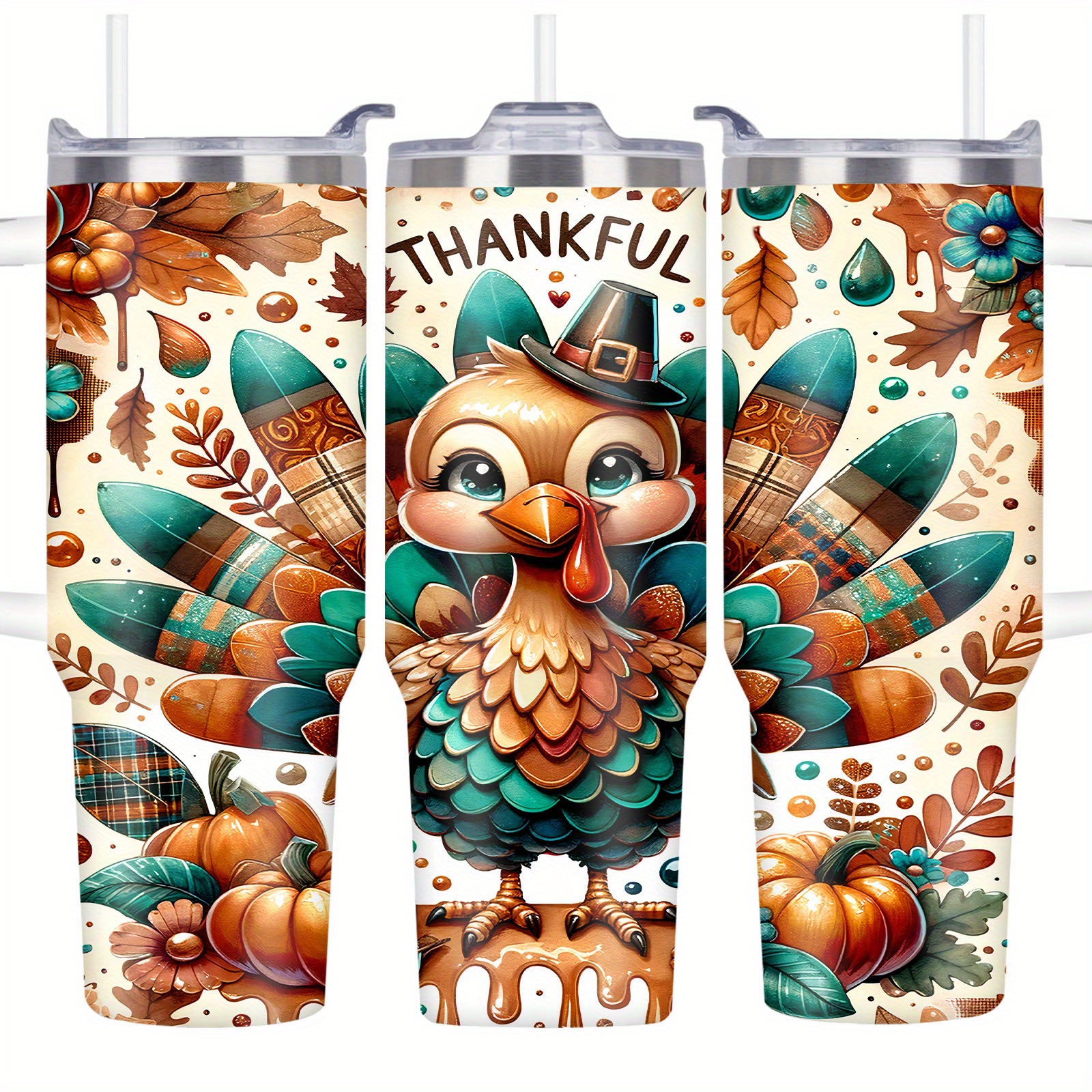 

Turkey - 40oz Steel Mug, - & Bpa-free, For Fall Decor &