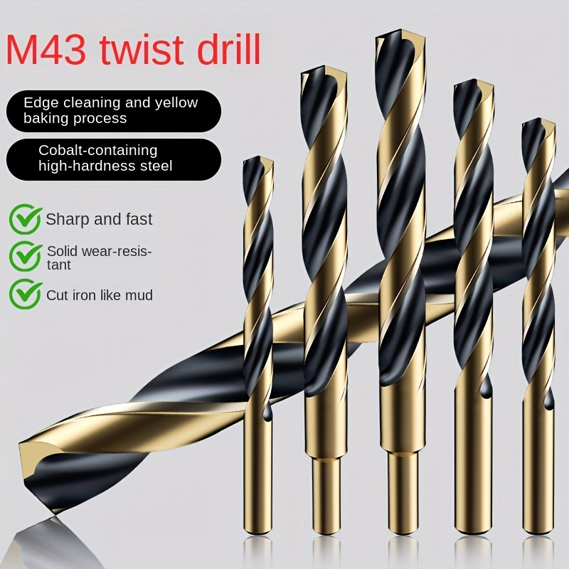 

10pcs High-speed Steel Cobalt Twist Drill Bits, 1-10mm, 90-degree Taper, Suitable For Stainless Steel, Iron, Aluminum, Copper, Wood, And Other Holes