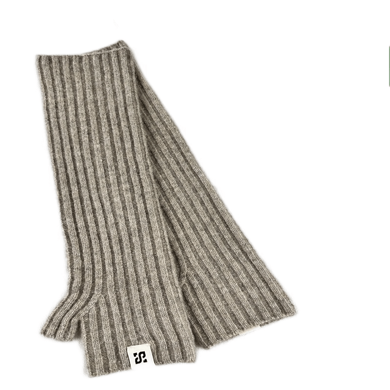 TEMU High-quality Skin-friendly Plush Warm Arm Sleeves For Autumn And Winter, 1pc Long-style Arm Covers Pressure Feel, Cold-proof Sleeves, Long