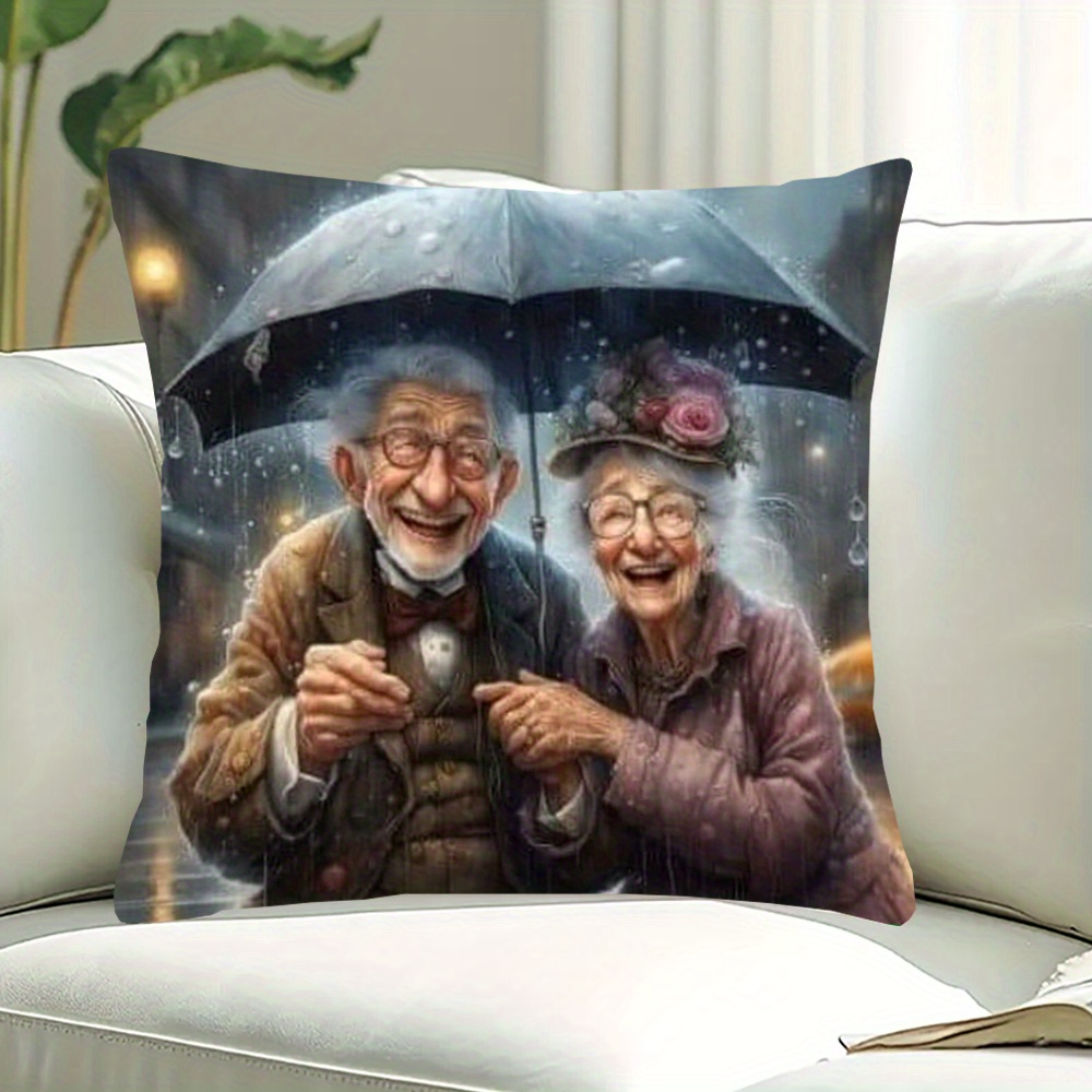 

18x18" Double-sided Pillowcase - Washable, Zip For Sofa & Bedroom Decor