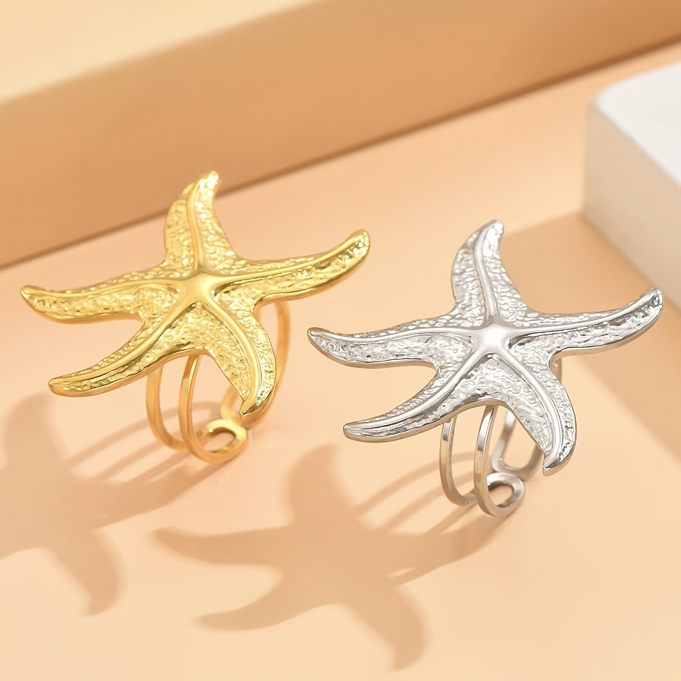 

Stylish Stainless Steel With Starfish Face