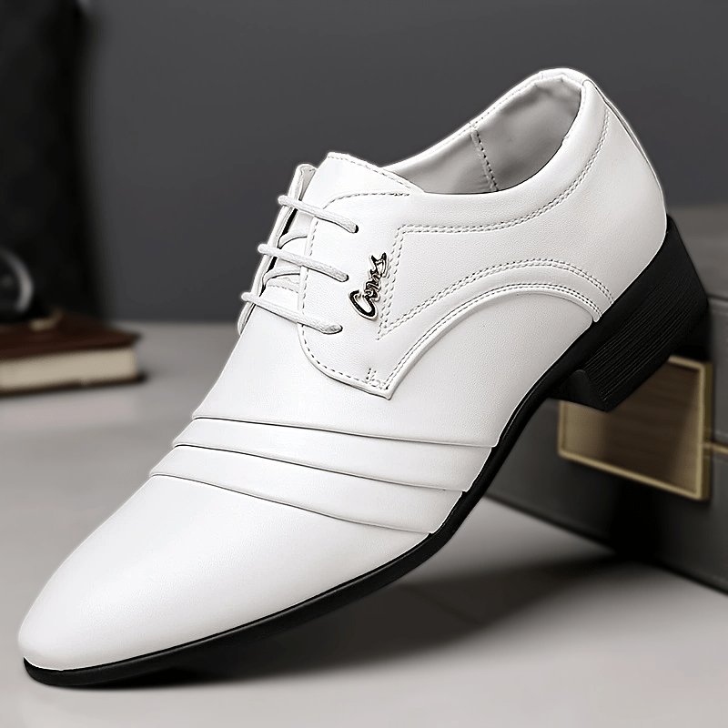 *'s Dress Shoes, Plus Size *'s Elegant Shoes, Versatile British Loafers,  Pointed Toe *'s Gift, Comfortable *'s Shoes, Groom's Suit Wedding