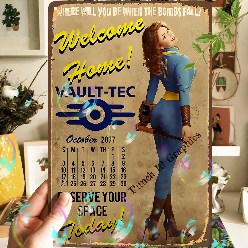 

2d 1pc -tec Metal Tin Sign, 2017 Calendar , Aluminum Water-proof & Dust-proof Home Decor, Retro Aesthetic Room Decoration, Ideal For Bar, Pub, Cafe, Christmas Gift