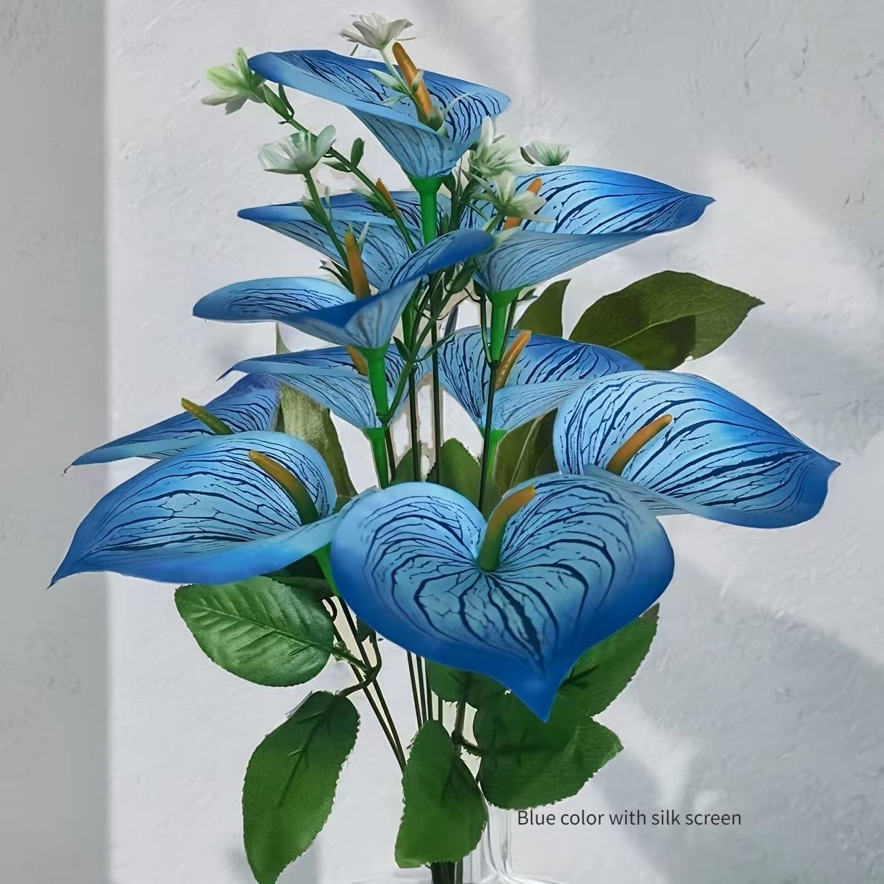 E-shop zehn leuchtende Calla-Lilien zur Dekoration des Wohnzimmers, des Innenhofs oder für besondere Anlässe wie Hochzeiten und Valentinstag