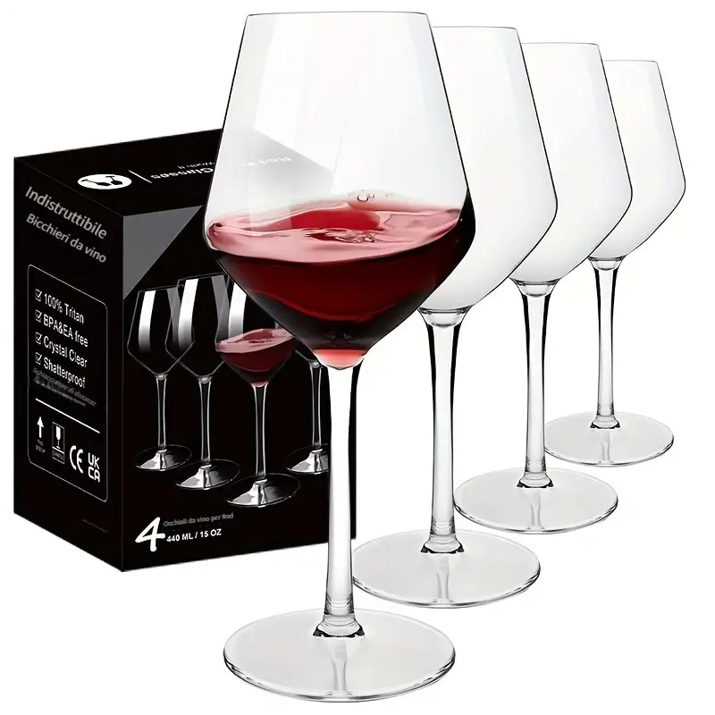 Bicchieri In Plastica Tritan - 250ml, Infrangibili, Lavabili In Lavastoviglie, Senza BPA, Confezione Da 6 - Foto 13